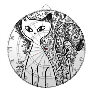 Hübsches Blumenmuster Dartscheibe