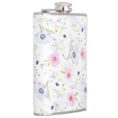 Hübsches Blumenmuster Flachmann (Rechts)