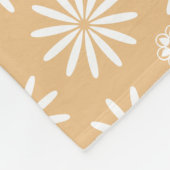 Hübsches Blumenmuster Fleecedecke (Ecke)