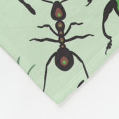 Hübsches Blumenmuster Fleecedecke (Ecke)