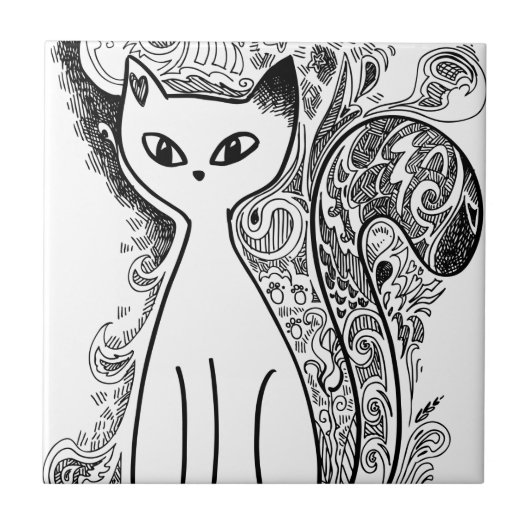 Hübsches Blumenmuster Fliese (Vorderseite)