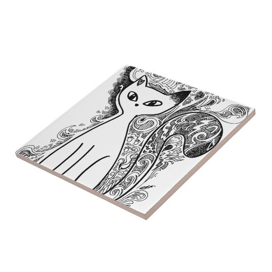 Hübsches Blumenmuster Fliese (Seite)