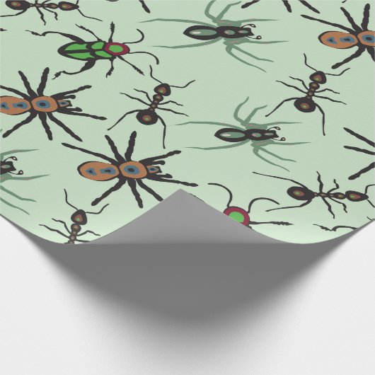 Hübsches Blumenmuster Geschenkpapier (Ecke)