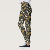 Hübsches Blumenmuster Leggings (Links)