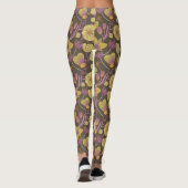 Hübsches Blumenmuster Leggings (Rückseite)