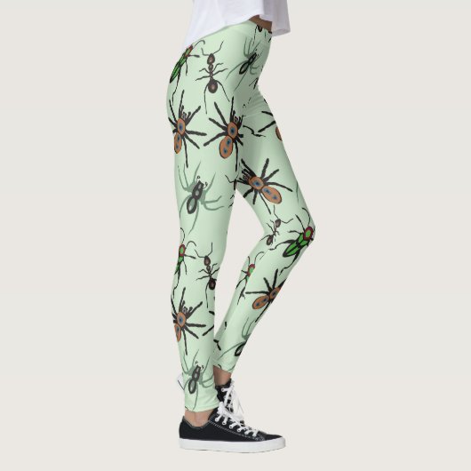 Hübsches Blumenmuster Leggings (Rechts)