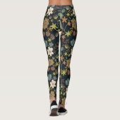 Hübsches Blumenmuster Leggings (Rückseite)