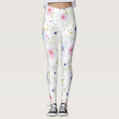 Hübsches Blumenmuster Leggings (Vorderseite)