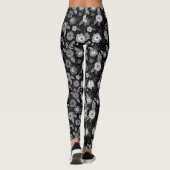 hübsches Blumenmuster Leggings (Rückseite)