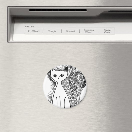 Hübsches Blumenmuster Magnet (In Situ (Geschirrspüler))