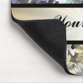 Hübsches Blumenmuster Mousepad (Ecke)