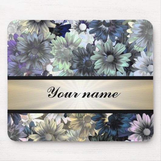 Hübsches Blumenmuster Mousepad (Vorne)