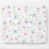 Hübsches Blumenmuster Mousepad (Vorne)