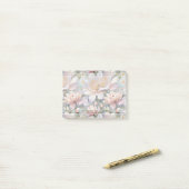 Hübsches Blumenmuster Pfingstrosen Floral Post-it Klebezettel (Auf Schreibtisch)