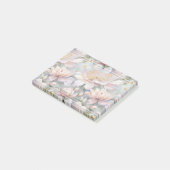 Hübsches Blumenmuster Pfingstrosen Floral Post-it Klebezettel (angewinkelt)