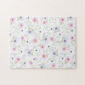 Hübsches Blumenmuster Puzzle (Horizontal)