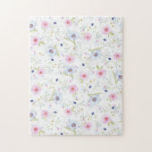 Hübsches Blumenmuster Puzzle (Vertikal)