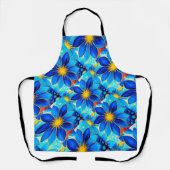 Hübsches Blumenmuster Schürze (Vorderseite)