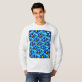 Hübsches Blumenmuster T-Shirt (Vorne ganz)