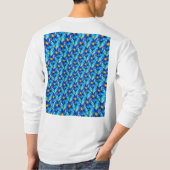 Hübsches Blumenmuster T-Shirt (Rückseite)