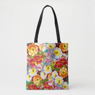 Hübsches Blumenmuster Vintage Mädchenhaft Teal Pri Tasche