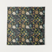 Hübsches Blumenmuster Wandteppich (Vorderseite (Horizontal))
