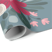 Hübsches Blumenweihbuch Geschenkpapier (Rolleneckpunkt)