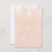 Hübsches Blumenwerk Gold UAWG RSVP Karte (Rückseite)