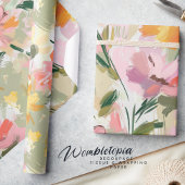 Hübsches Blumenwetter Geschenkpapier