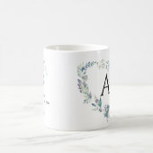 Hübsches Blütenkind personalisiert Kaffeetasse (Mittel)