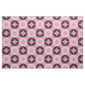 Hübsches Blütenmuster in Rosa, Schwarz und Weiß Stoff (Fat Quarter (45,7 x 55,9 cm))