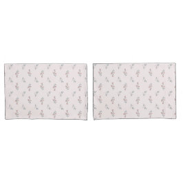 Hübsches Boho Blush Pink Blumenmuster auf Rosa Kissenbezug