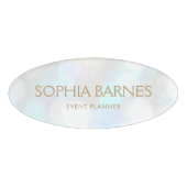 Hübsches Bokeh-Ereignis Namenschild (Vorderseite)