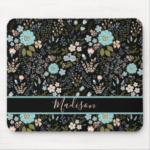Hübsches botanisches Multifloralthema Mousepad