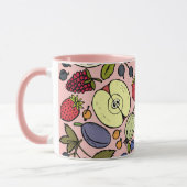 Hübsches botanisches und fruchtiges Muster Tasse (Links)