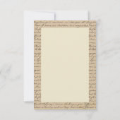 Hübsches Bow Sheep ~ Einladungen (Rückseite)