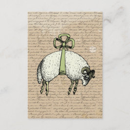 Hübsches Bow Sheep ~ Einladungen