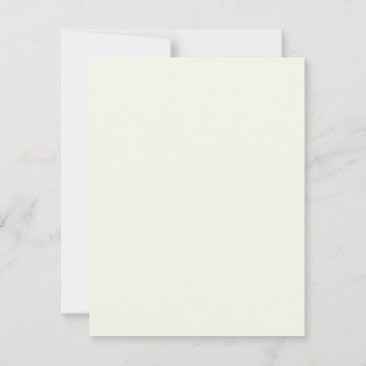 Hübsches Boxwood Topiary Mit Monogramm und Persona Mitteilungskarte (Rückseite)