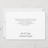 Hübsches braunes Pferd im Gras Dankeskarte (Rückseite)