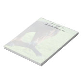 Hübsches braunes Pferd im Gras Notizblock (Rotiert)