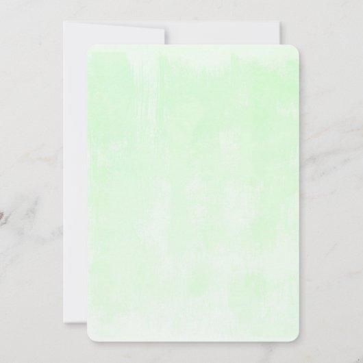 Hübsches braunes Pferd im Gras Save The Date (Rückseite)