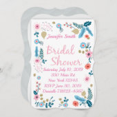 Hübsches Brautparty Einladung (Vorne/Hinten)