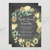 Hübsches Brautparty Einladung (Vorne/Hinten)