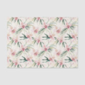 Hübsches Brautparty für tropische Orchideen-Blume Seidenpapier (Vorderseite)