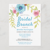 Hübsches Brautparty Postkarte (Vorderseite)