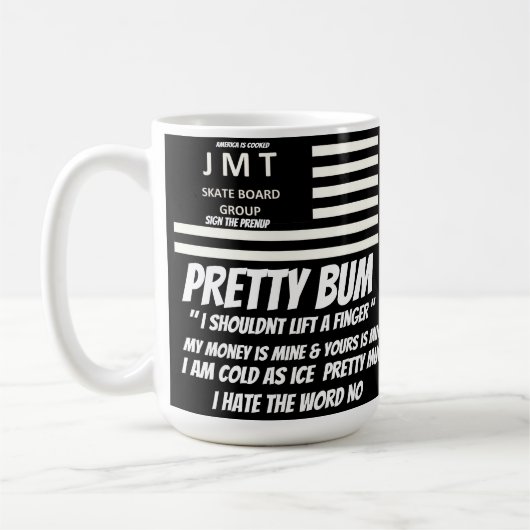 HÜBSCHES BUM. Mug Kaffeetasse (Links)
