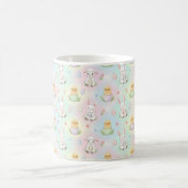 Hübsches Bunny Chick & Lamm Ostermuster Kaffeetasse (Mittel)