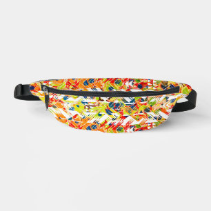 Hübsches buntes abstraktes Frühlingsmuster Bauchtasche