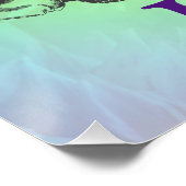 Hübsches buntes Glück 30. Geburtstag Poster (Ecke)