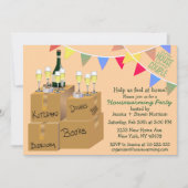 Hübsches, buntes Party Einladung (Vorderseite)